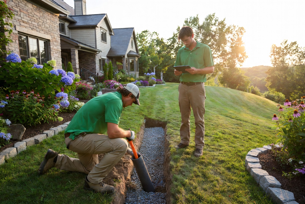 Drainage solutions for Northwest Arkansas properties
